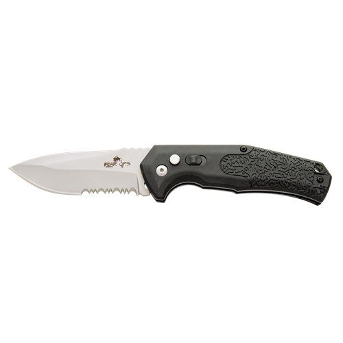 Bear Ops Auto Bold Action VI Black Zytel Handle with Bead Blast Blade